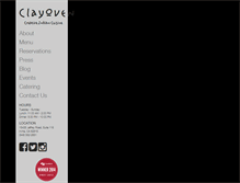 Tablet Screenshot of clayovenirvine.com